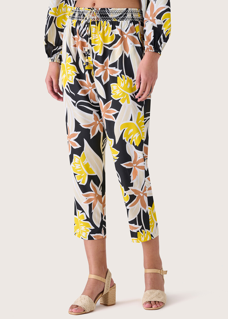 Pantalone Perry a fantasia NERO Donna , immagine n. 2