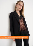 Gianna single-breasted blazer BLUBIANCO WHITEMARRONENERO BLACK Woman image number 1