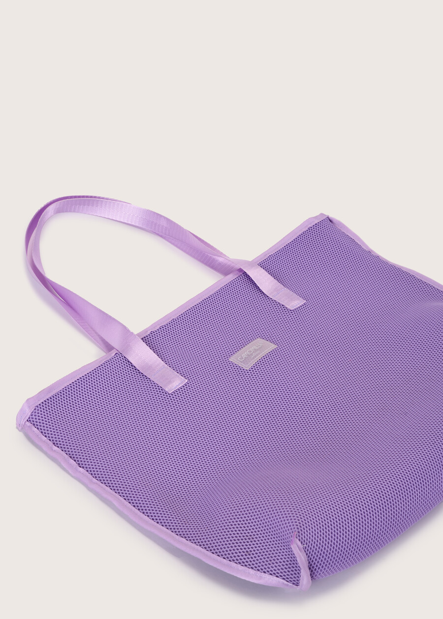 Bamori mesh shopping bag VIOLA PROVENZANEROBLUE OLTREMARE VERDE SALAD Woman , image number 3
