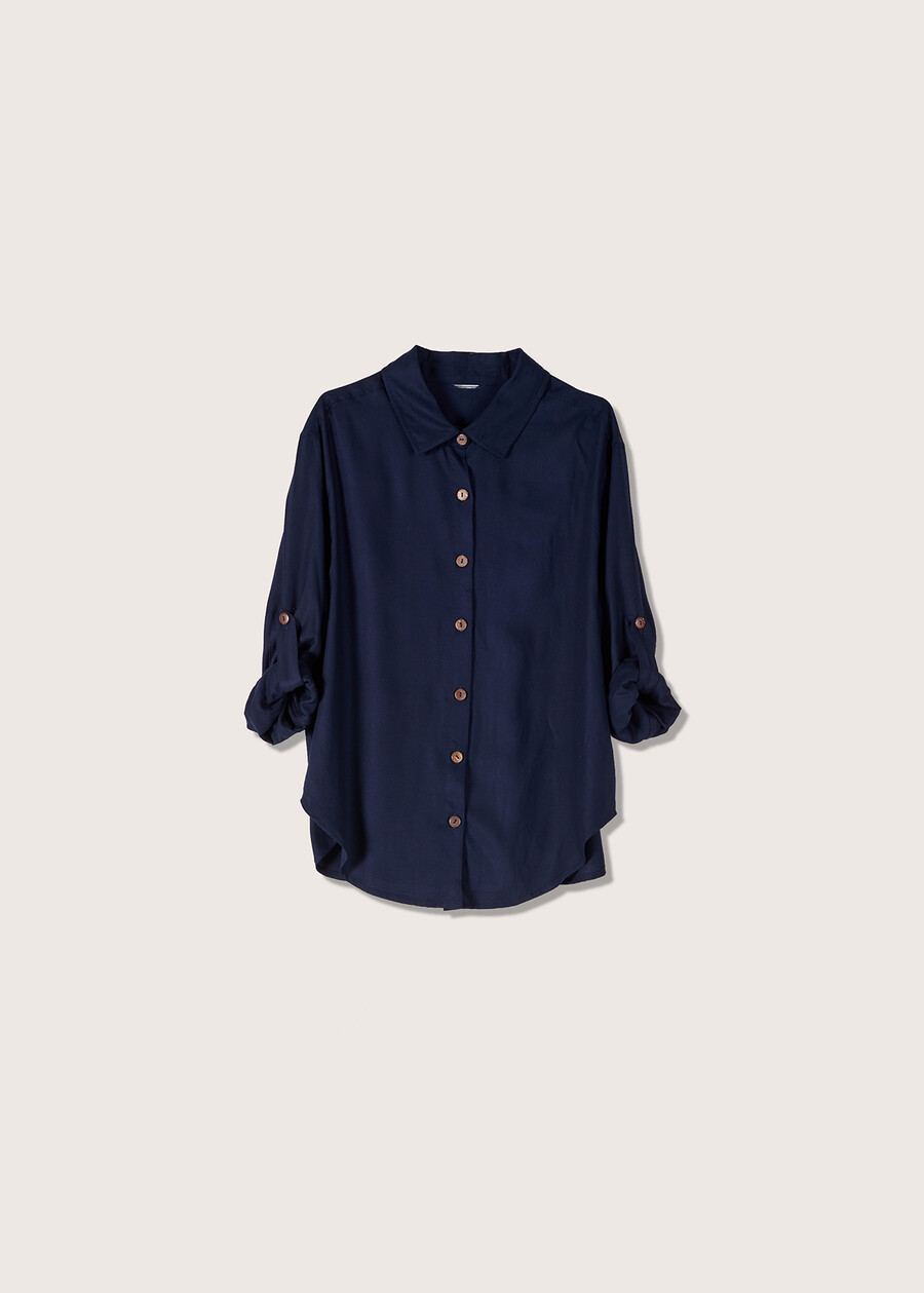Camicia Cassidy 100% rayon BLU MARINA Donna , immagine n. 5