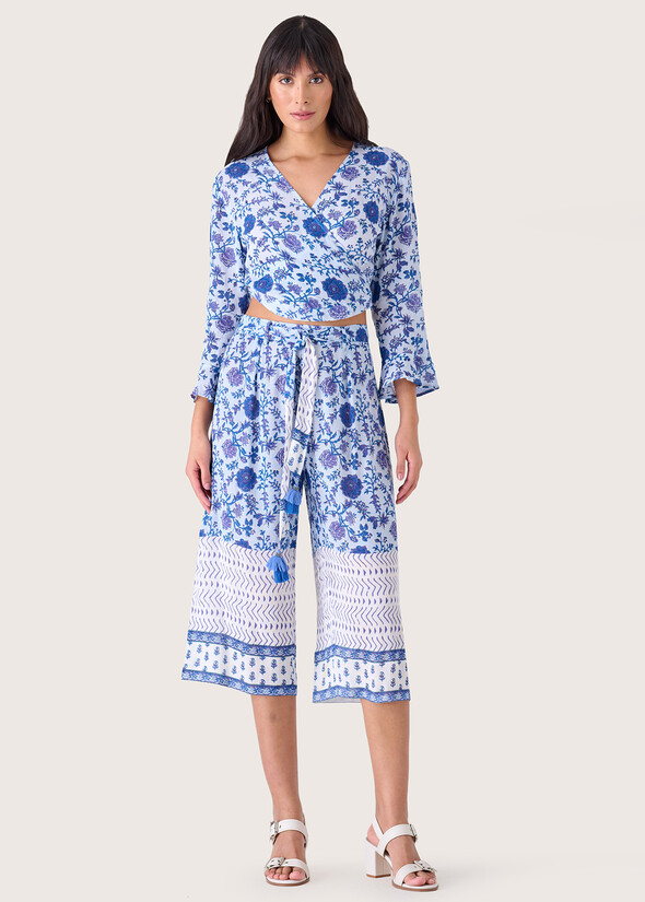 Pinocchietto Puna 100% viscosa BLU ELETTRICO Donna null
