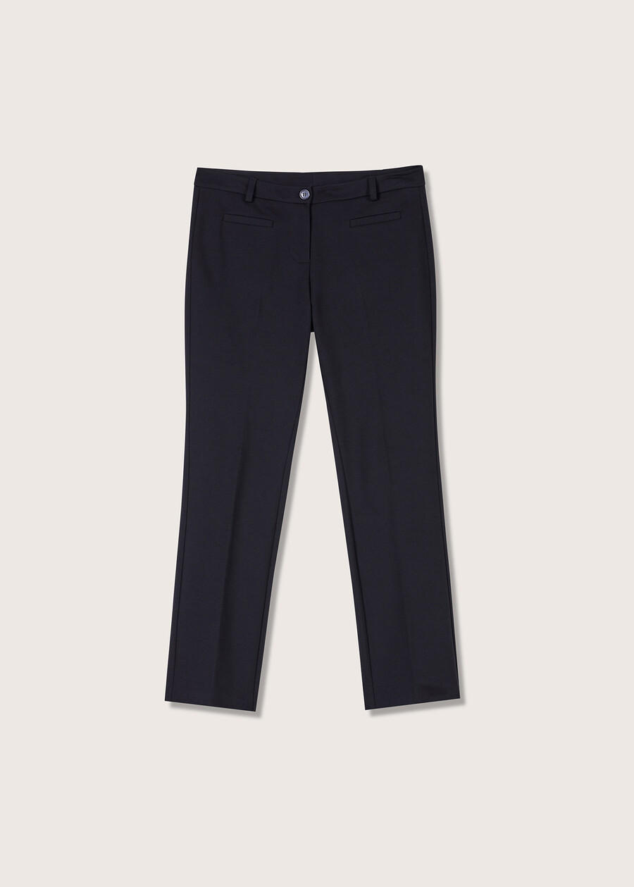 Pantaloni Miranda a gamba stretta NERO BLACKVIOLA IRISBLUE COLONIAL Donna , immagine n. 6