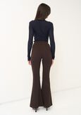 Pantaloni Victoria a zampa ROSSO BORDEAUXVERDE GARDENMARRONENERO Donna immagine n. 5