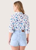 Camicia Cledi 100% cotone BIANCO Donna immagine n. 3
