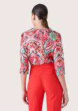 Cate satin blouse ROSSO ARAGOSTA Woman image number 3