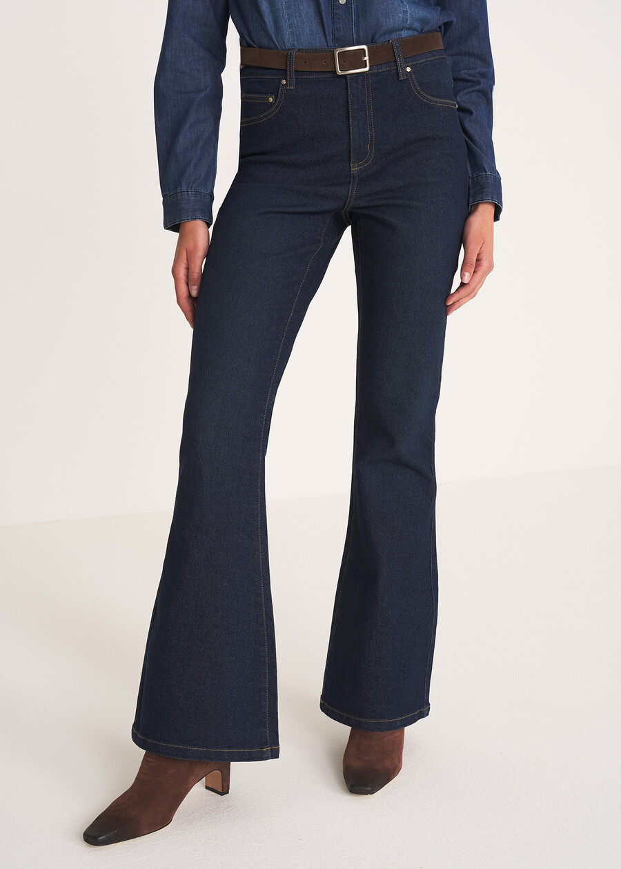 Cindy flared-leg denim trousers DENIMDENIM Woman , image number 2