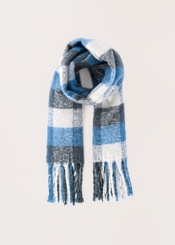 Salemi check pattern scarf, Woman, Scarves and stoles
