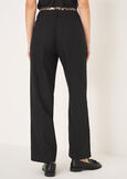 Philip double-waist trousers NERO BLACK Woman image number 4