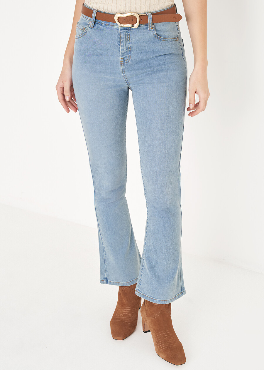 Pantalone Jacqueline a campana DENIM LIGHT DENIM Donna , immagine n. 3