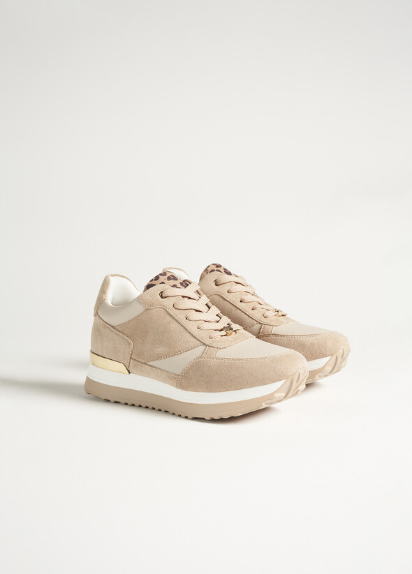 Scarpa ginnica Sherly in eco camoscio BEIGE DOESKIN  Donna null