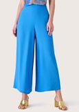 Pantaloni Megan in viscosa ecovero BLU CARRIBEAN Donna immagine n. 2