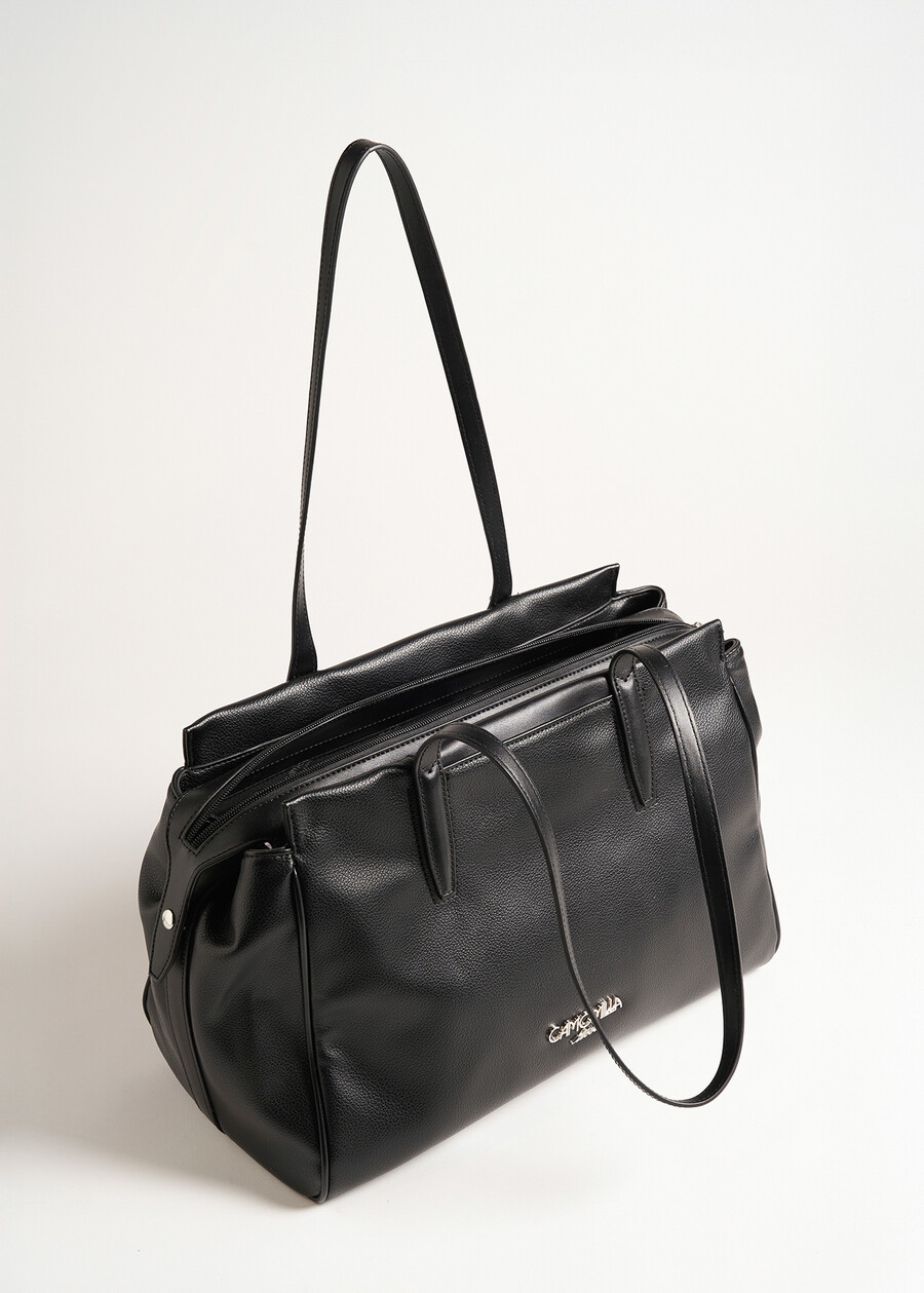 Bess-A faux deer-print working bag NERO BLACK Woman , image number 3