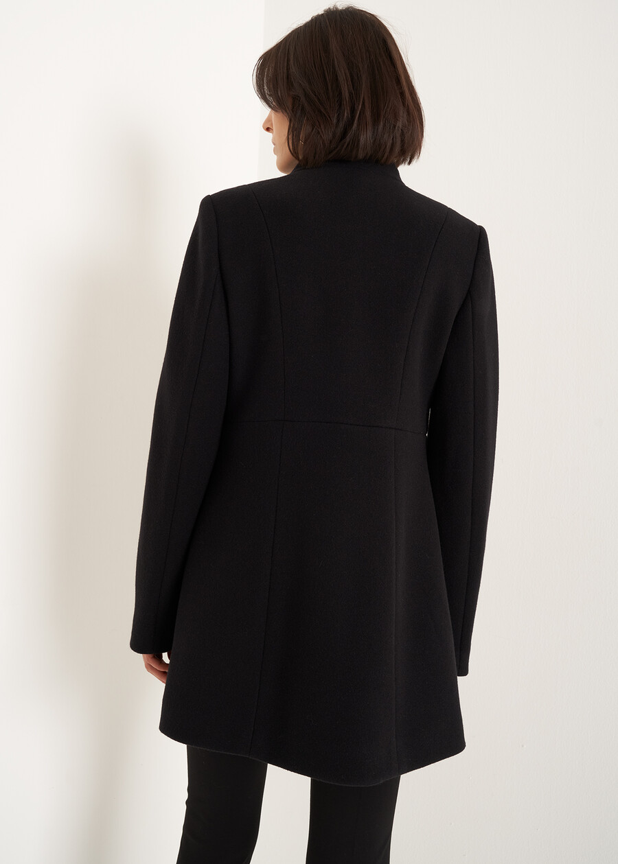 Elisir-A medium coat Archivio NERO BLACKROSSO Woman , image number 4