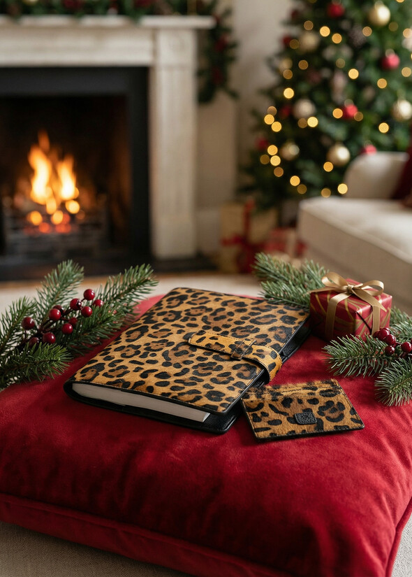 Gift Idea – Leopard-Print Planner e Animalier Pony NERO BLACK Woman null