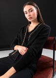 Cardigan Crimea con catena ROSSONERO BLACK Donna immagine n. 1