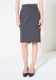 Gonna Gioia a tubino in lana GRIGIO GREY Donna immagine n. 3