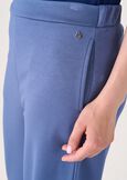 Pantalone crop Megan in jersey VIOLA NEBBIA Donna immagine n. 3