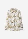 Camicia Clizia Fantasia Catene BIANCO WHITE Donna immagine n. 4
