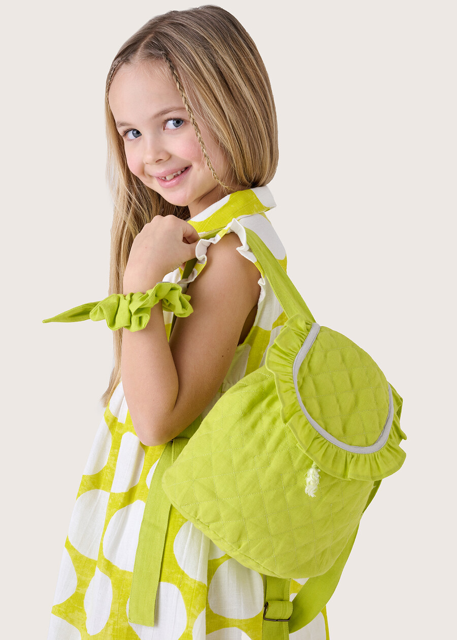 Baby backpack for girls VERDE TASSONI Woman , image number 1