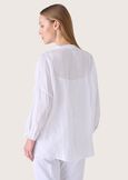 Camicia Cilly 100% lino BIANCO Donna immagine n. 3