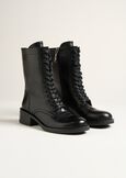 Steph lace-up combat boots NERO Woman image number 2