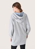 Suzanne sweater with pearls and chains GRIGIO MEDIUM GREY Woman image number 4
