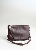 Tonga Krinkle faux leather crossbody NERO BLACKVIOLA VINACCIA Woman image number 1