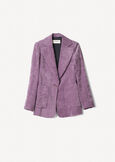 Giacca Giuliet in velluto GRIGIO CENEREVIOLA PURPLE Donna immagine n. 5
