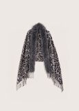 Mantella Macy stampa animalier GRIGIO DARKGREYBEIGE CAMMELLO Donna immagine n. 4