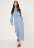 Camicia Carioka in cotone e lino
 DENIM MEDIUM DENIM Donna immagine n. 5