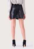 Minigonna Gabrielle in paillettes NERO BLACK Donna immagine n. 4