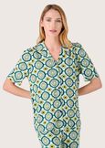 Siry patterned t-shirt BLU MAJO Woman image number 1