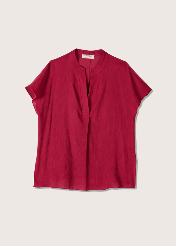T-Shirt Santa in crepe VIOLA MOSTO Donna null