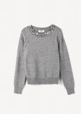 Marlie sweater with sequins GRIGIO CENERE Woman image number 4
