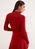 Matilde ribbed turtleneck sweater ROSSOBEIGE LATTE Woman image number 3