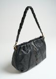 Bossy pebbled leather hobo bag NERO Woman image number 2