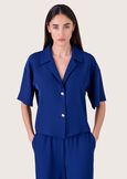 Camicia a manica corta Shaona BLU Donna immagine n. 1