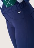 Kelly trousers in Milan stitch BLU INCHIOSTRONERO Woman image number 3