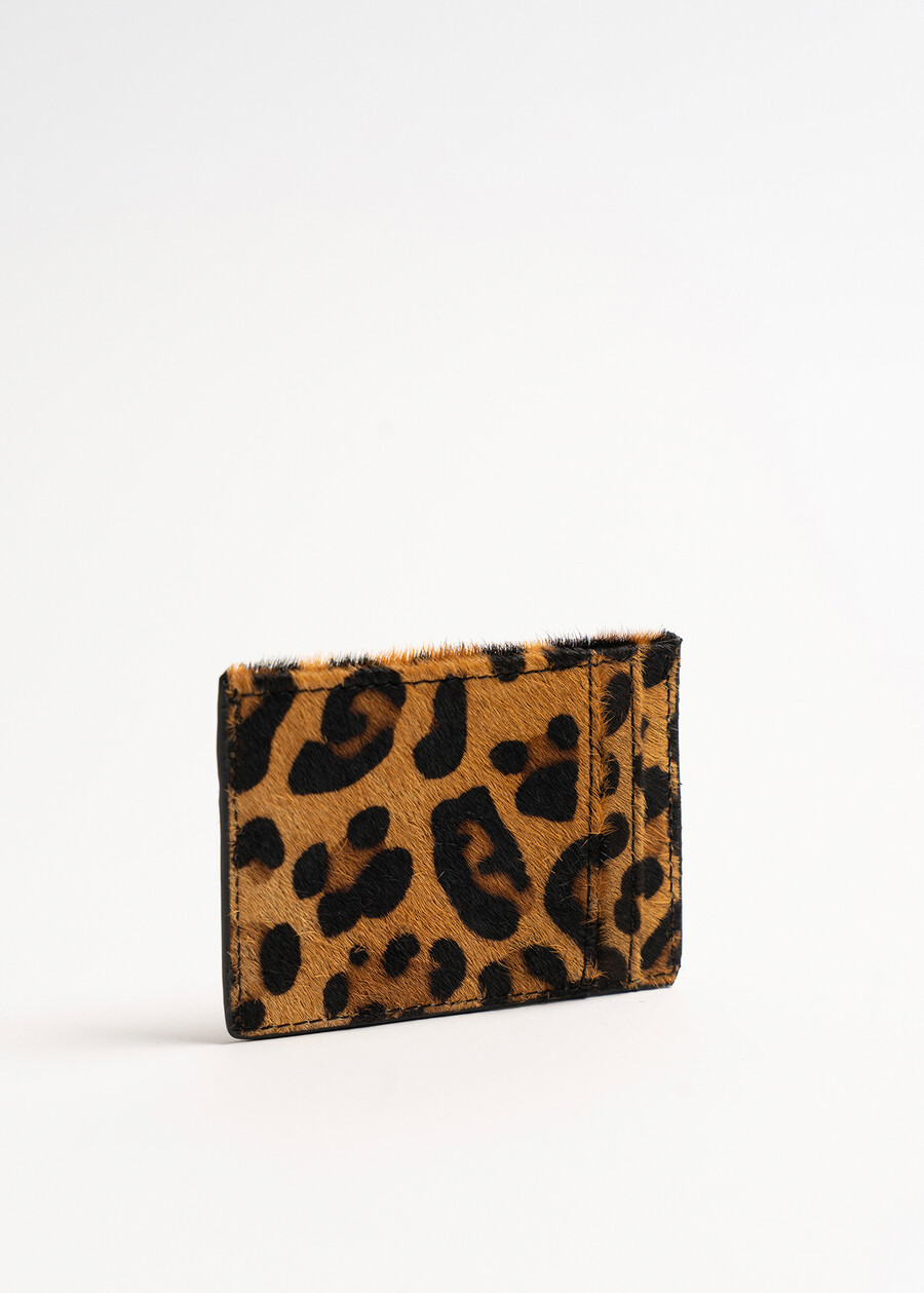 Gift Idea – Leopard-Print Clutch e Animalier Pony NERO BLACK Woman , image number 6