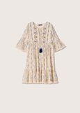 Azur 100% cotton dress BEIGE NAVAJO Woman image number 4