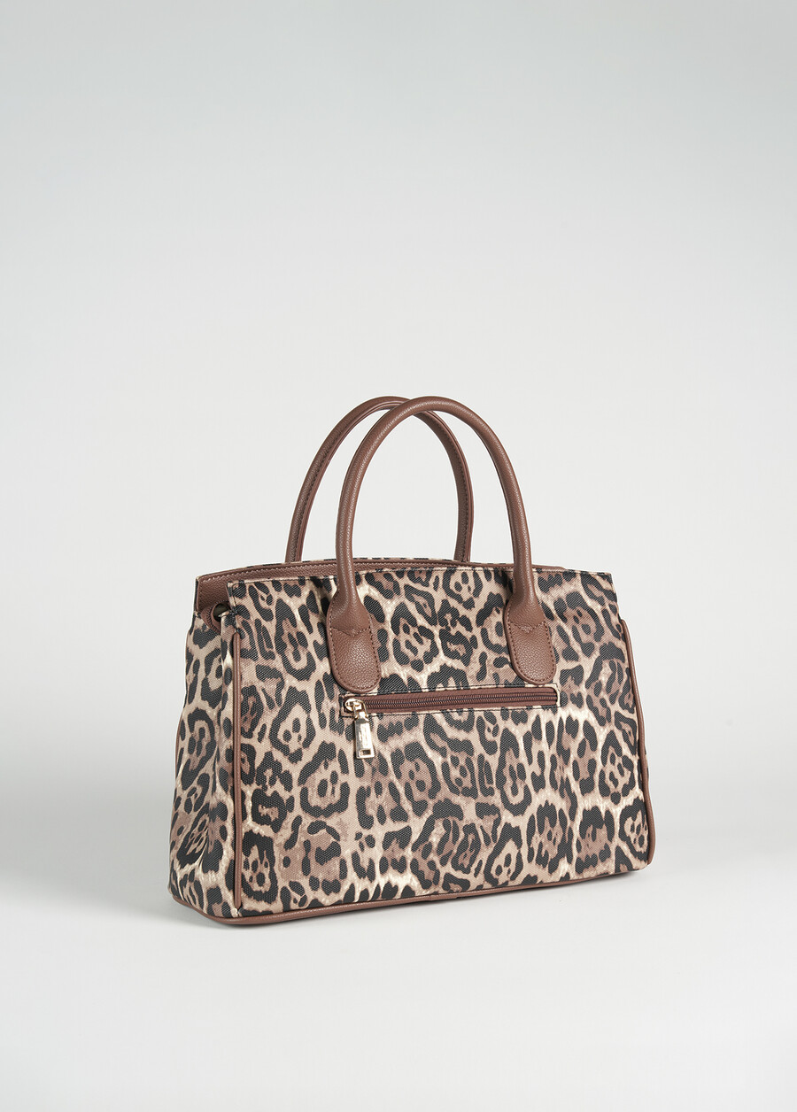 Belly Black animalier shopping bag NERO BLACK Woman , image number 5