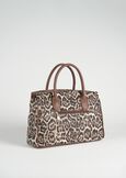 Belly Black animalier shopping bag NERO BLACK Woman image number 5