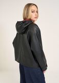 Gerard faux leather hooded jacket NERO Woman image number 4
