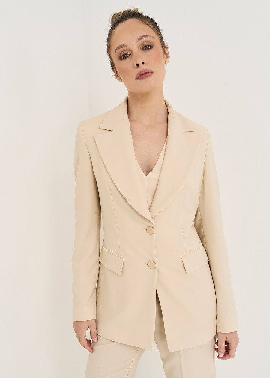 Giacca Giselle-R in cady ARANCIONEBEIGE Donna , immagine n. 1