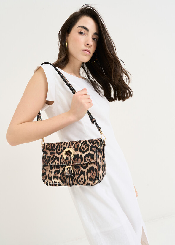 Baxy-A animalier crossbody bag NERO BLACK Woman null