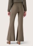 Phoebe flared trousers VERDE CAPPERBEIGE GREIGE Woman image number 4