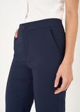 Alice bengaline trousers BLUBIANCO WHITEMARRONENERO BLACK Woman image number 3