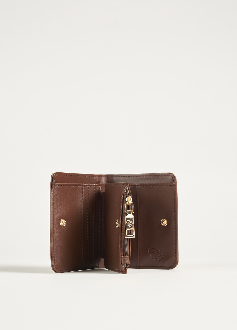 Puno eco-leather wallet NERO BLACK Woman , image number 2