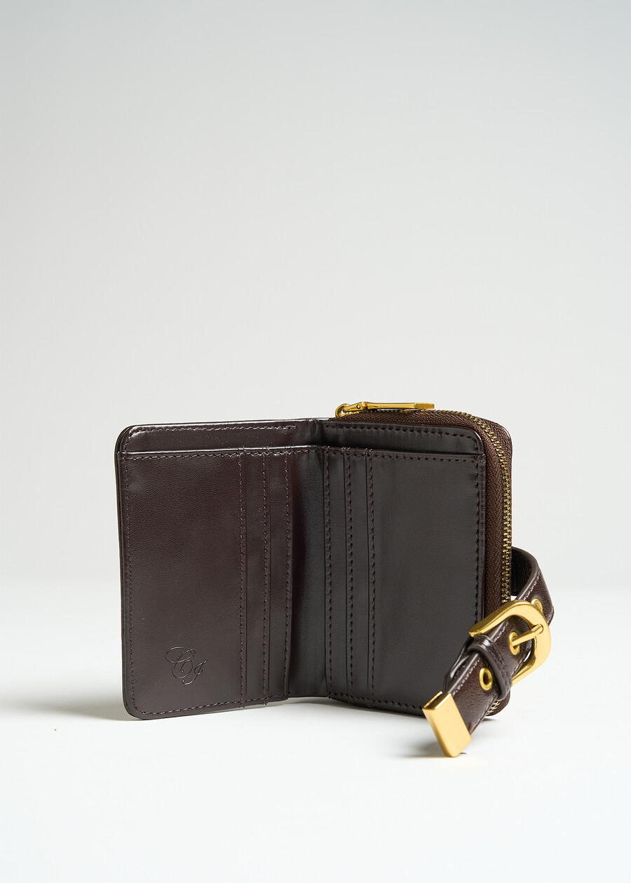 Pinky A buckle wallet MARRONE Woman , image number 2