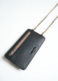 Cockie faux suede phone pouch MARRONE CARAMELLO Woman image number 2